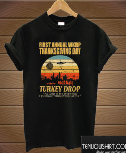 thanksgiving wkrp turkey drop T shirt