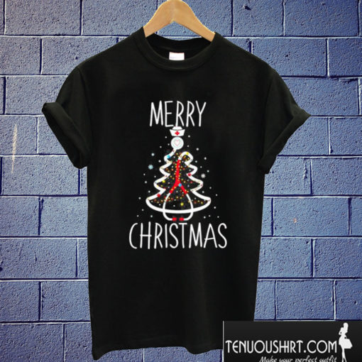 Christmas Stethoscope T shirt