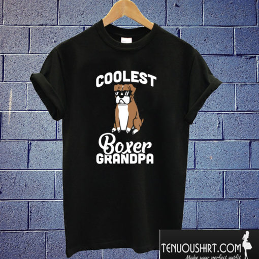 Coolest Boxer Grandpa T shirt