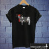 Cow Antlers Christmas Lights T shirt