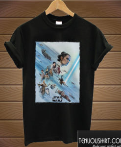 Episode 9 Lightsaber Rey Poster T shirt