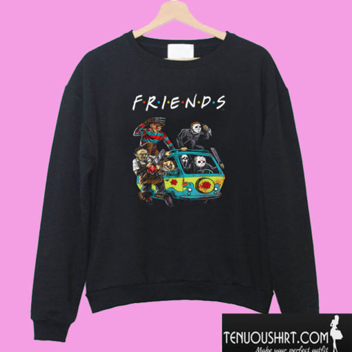 Friends Horror Movie Creepy Halloween Sweatshirt