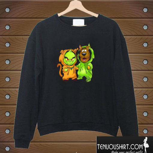 Grinch And Scooby Doo Switch Outfit Sweatshirt