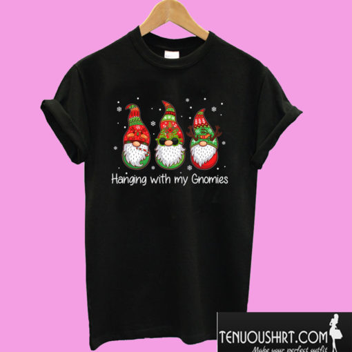 Hanging With My Gnomies Nordic Santa Gnome Christmas T shirt