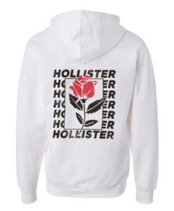 Hollister Rose Graphic Hoodie back