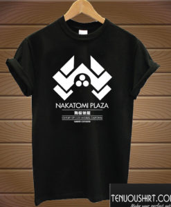 Nakatomi Plaza John McClane Hans Gruber Christmas Movie T shirt