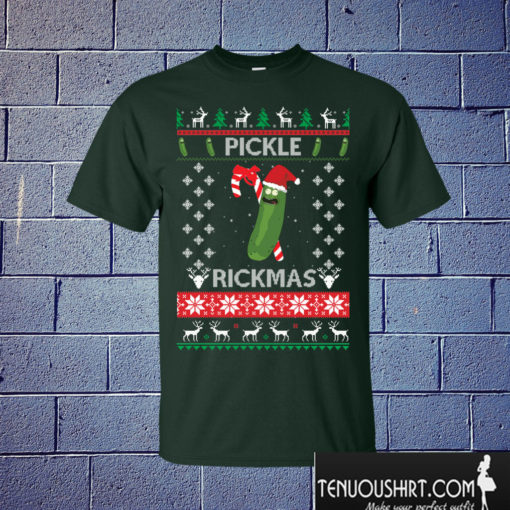 Pickle Rickmas Xmas T shirt