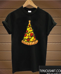 Pizza Xmas Tree Crustmas Christmas T shirt