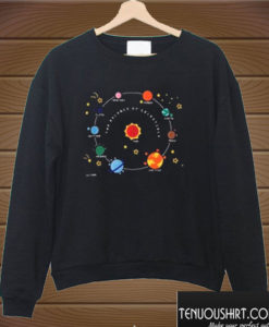 Planets Solar System And Star Sweatshirt