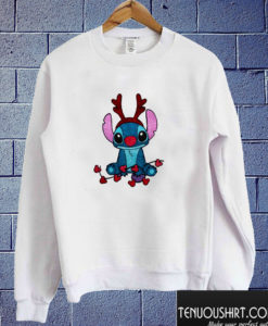 Reindeer Stitch Merry Christmas Sweatshirt