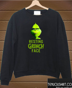 Resting Grinch Face Sweatshirt