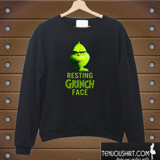 Resting Grinch Face Sweatshirt