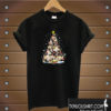 Siamese Cats Christmas Tree T shirt
