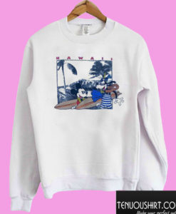 Surfing Mickey and Goofy Hawaii Sweatshirt