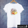 The Flintstones Coming Through Raglan Baseball T shirt