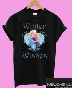 Winter Wishes Frozen Anna And Elsa T shirt