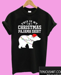 This is My Christmas Pajama Shirt Polar Bear Christmas T shirt