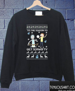 rick and morty ugly Christmas Sweatshirt