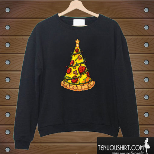 Pizza Xmas Tree Crustmas Christmas Sweatshirt