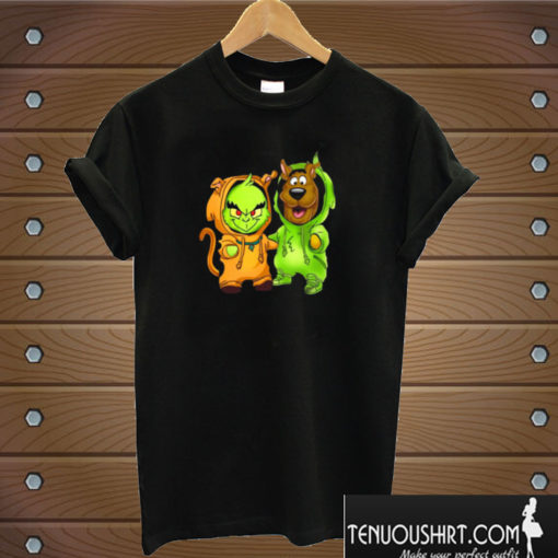 Grinch And Scooby Doo Switch Outfit T shirt