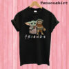 Baby Babu Frik and Baby Yoda Friends T shirt