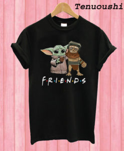 Baby Babu Frik and Baby Yoda Friends T shirt