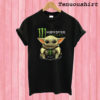 Baby Yoda Hug Monster Energy T shirt