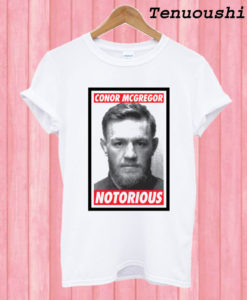 Conor McGregor Notorious Mugshot T shirt