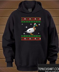 Duck Santa Hat Christmas Hoodie