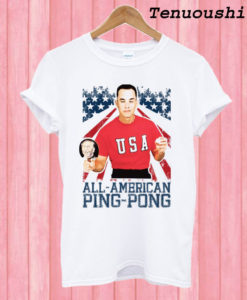 Forrest Gump American Flag T shirt