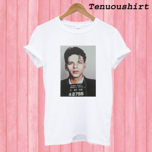 Frank Sinatra Color Mugshot T shirt