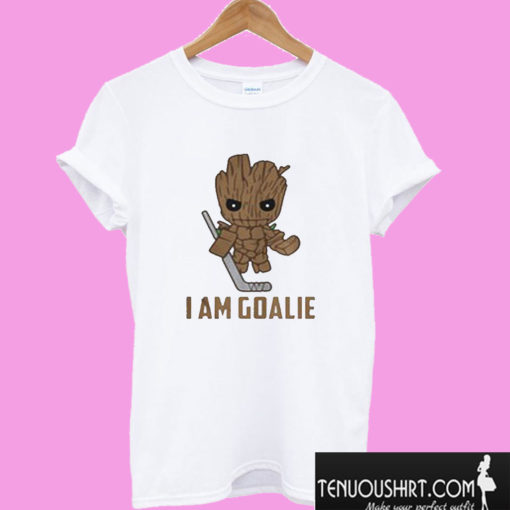 Groot Hockey I Am Goalie T shirt