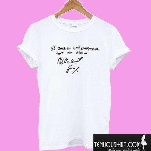 Harry Styles All The Love T shirt