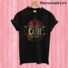 Johnny Cash Mens Ring Of Fire T shirt