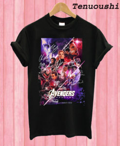 Marvel Avengers Endgame Signature All Heroes T shirt