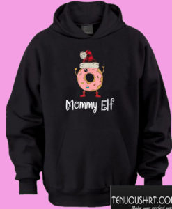 Mommy Elf Donut Christmas Hoodie