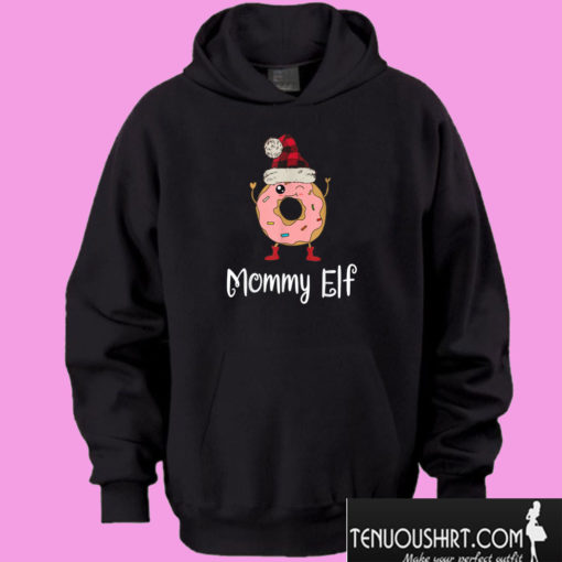 Mommy Elf Donut Christmas Hoodie