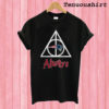 New England Patriots Deathly Hallows Always T shirt