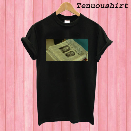 Queen & Slim News Paper T shirt