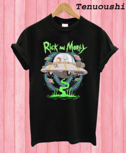 Rick And Morty UFO Big T shirt