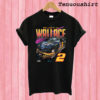 Rusty Wallace Black Vintage Car T shirt