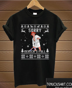 Sorry Merica’s Full Trump Christmas Reindeer T shirt