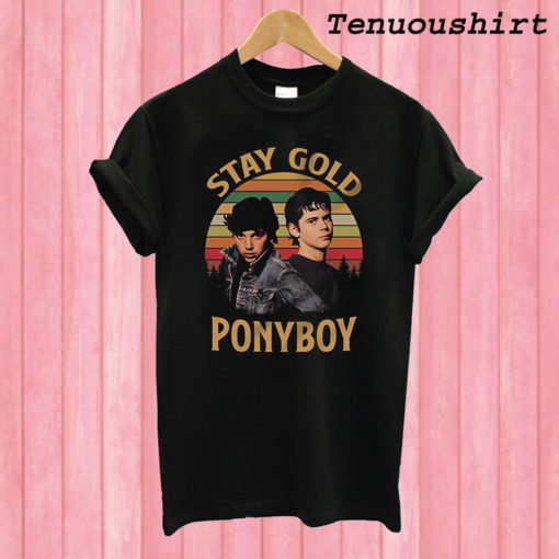 Stay Gold Ponyboy Vintage Retro T shirt