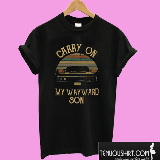 Supernatural Carry On My Wayward Son T shirt