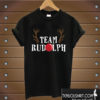 Team Rudolph Reindeer Christmas T shirt