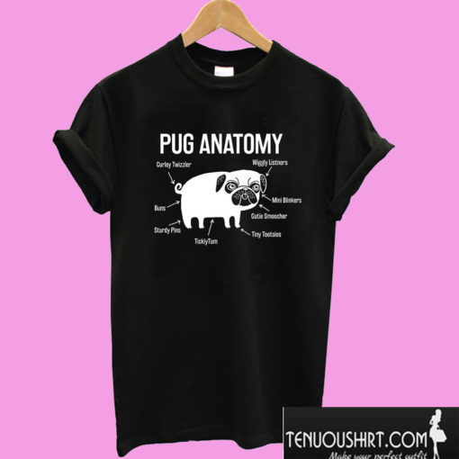 The Pug Anatomy T shirt