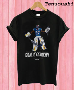 Tre' White Goalie Academy T shirt