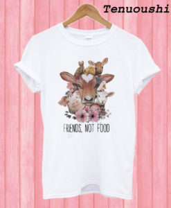 Vegan Friends not Food T shirt