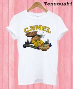 Vintage Joe Camel 1992 Chicago Pizza Hot Dog Single Stitch Pocket T shirt