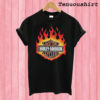 Wild Fire Harley Davidson Logo T shirt